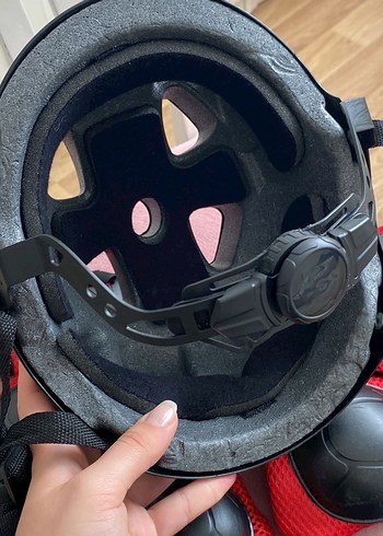 Kırmızı Kaykay/Paten/Bisiklet/Scooter Dizlik-Dirseklik Seti - Görsel 3