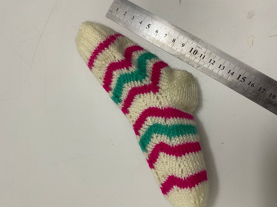 Tiftik örgü çocuk çorap - Görsel 4