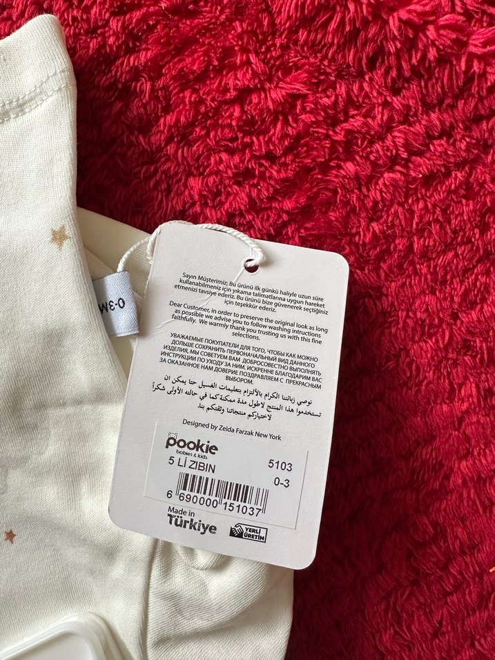 Yenidoğan 5li alt üst takımı - Görsel 3