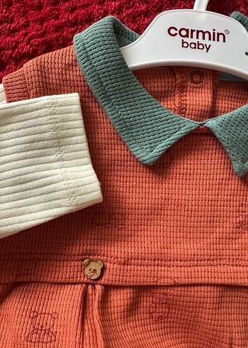 Uzun Kollu  Kiremit Bebek Tulum - Görsel 2