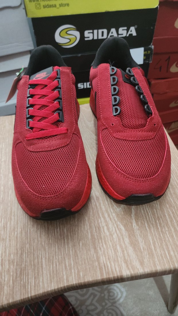 Kırmızı Erkek Spor Ayakkabı  40-41-42 numaraları mevcut - Görsel 3