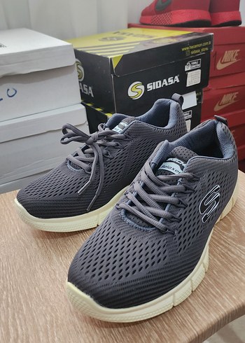 Gri Erkek Spor Ayakkabı Bağcıkları 40-41 numaraları mevcut - Görsel 2