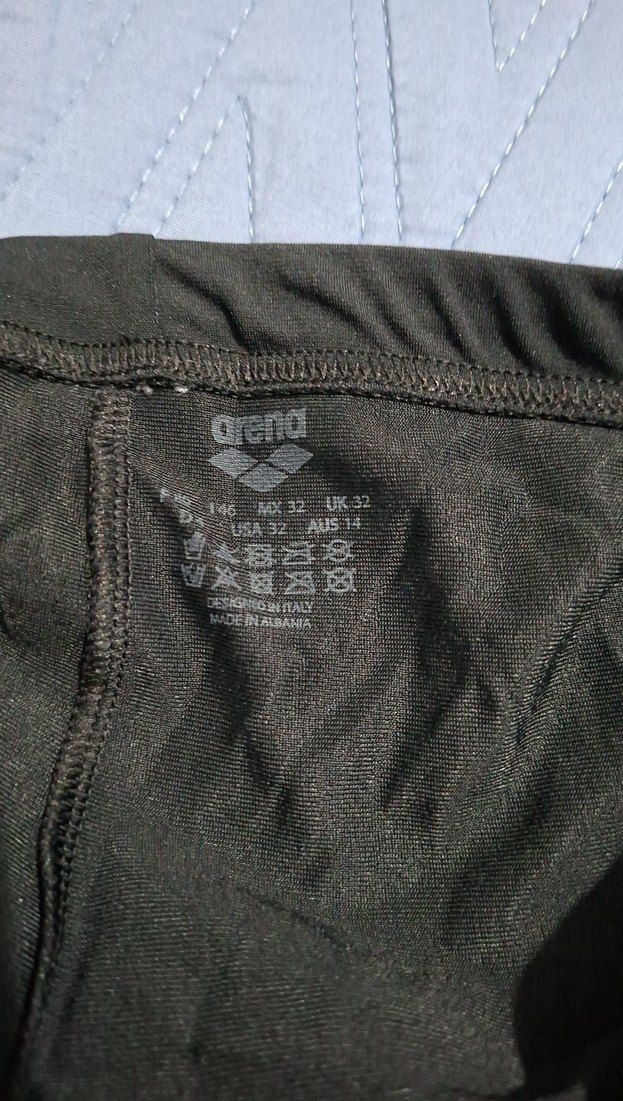 Erkek Siyah Fitted Yüzme Şortu - Görsel 3