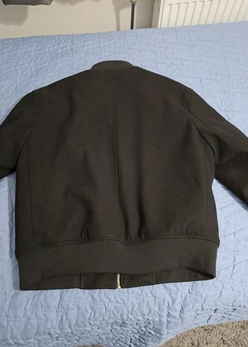 Siyah Fermuarlı Ceket - Görsel 4