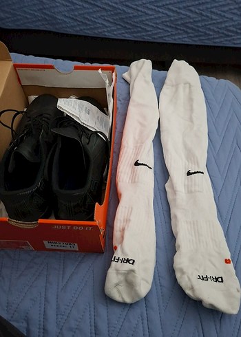 Siyah Erkek Futbol Ayakkabısı Velcro Detaylı - Görsel 7