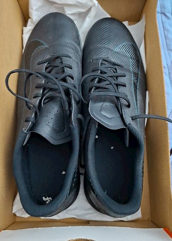 Siyah Erkek Futbol Ayakkabısı Velcro Detaylı - Görsel 3