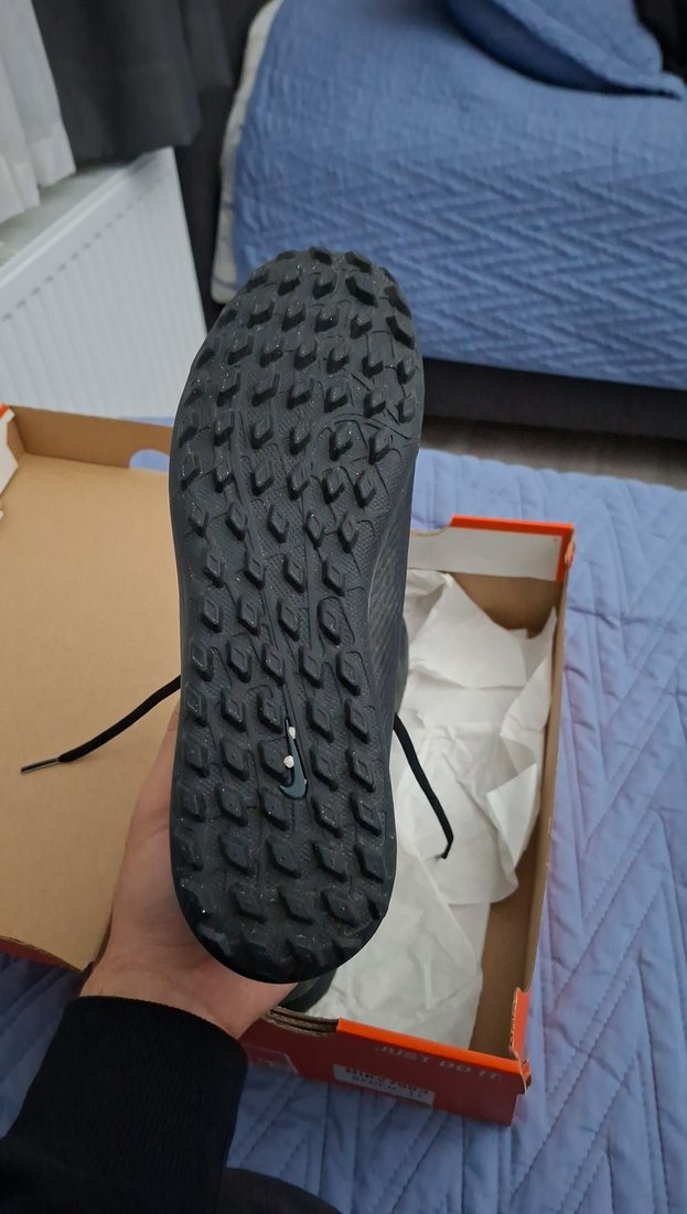 Siyah Erkek Futbol Ayakkabısı Velcro Detaylı - Görsel 4