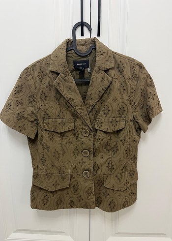 mango yeşil gömlek - Görsel 2