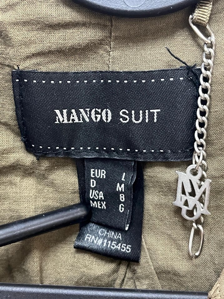 mango yeşil gömlek - Görsel 4