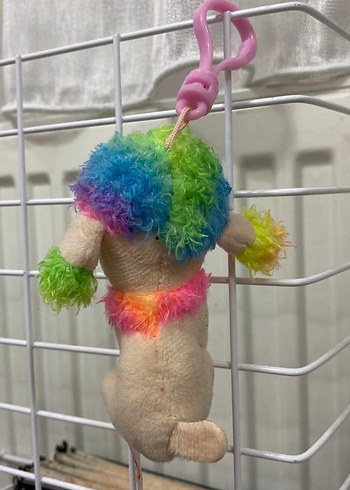 Renkli Peluş Anahtarlık Köpek - Görsel 5