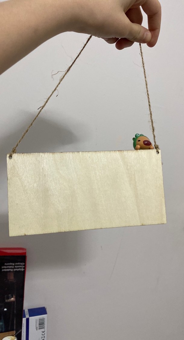 Ahşap "Bedroom" yazılı minecraft ürün - Görsel 2