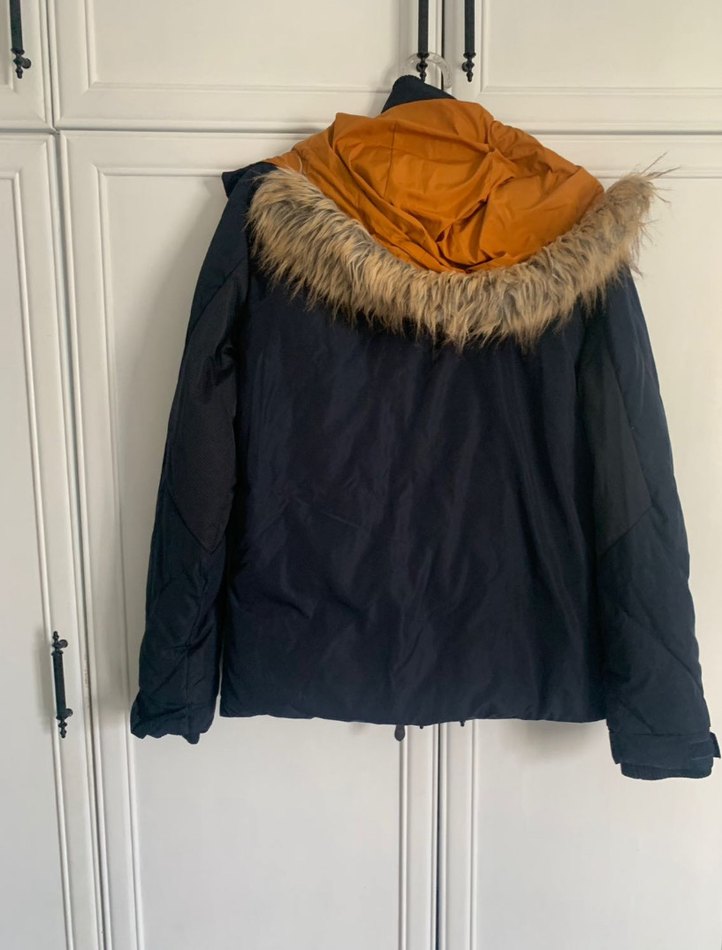 Erkek Çocuk Lacivert Fermuarlı Streetwear Kaban - Görsel 2