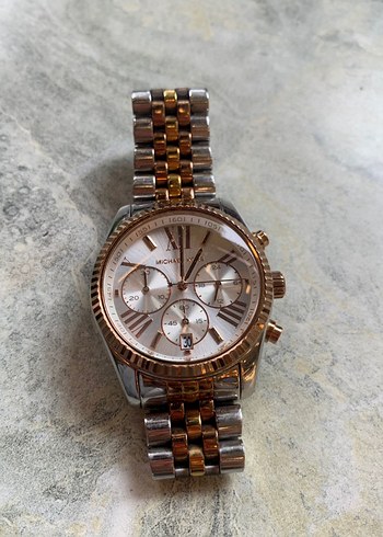 Bej Parlak Modern Klasik Kadın Saati - Görsel 2