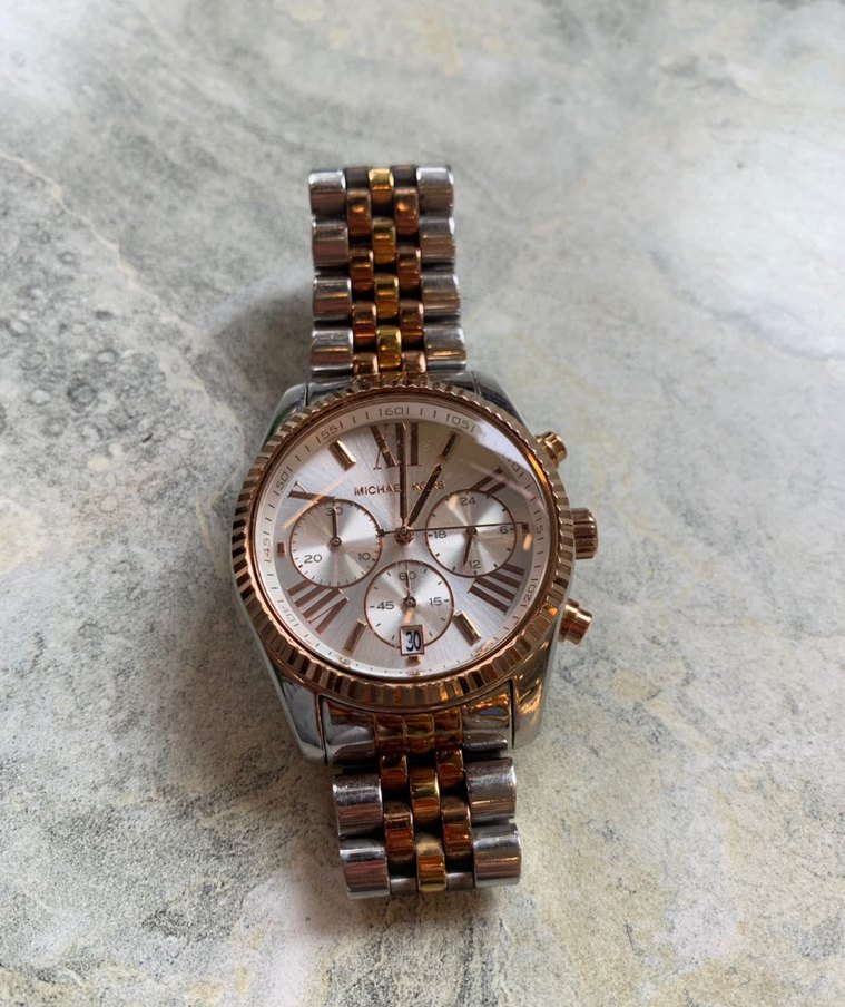 Bej Parlak Modern Klasik Kadın Saati - Görsel 2