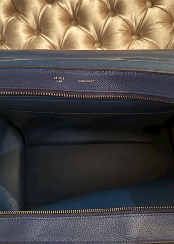 Klasik Lacivert Deri Kadın Çanta - Görsel 3