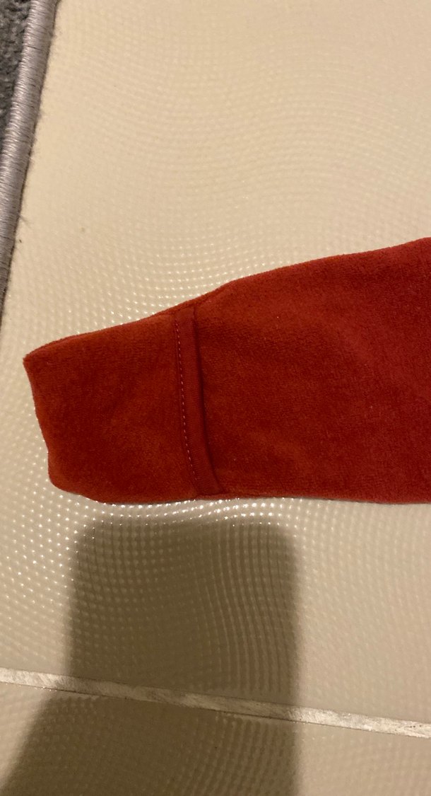 Kırmızı Fermuarlı Bebek Tulumu - Görsel 4