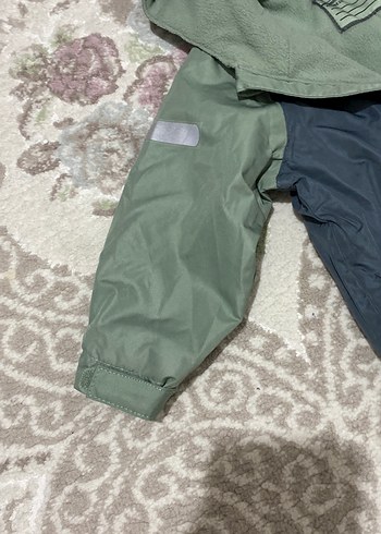 Gri Fermuarlı Bebek Erkek Tulumu - Görsel 4