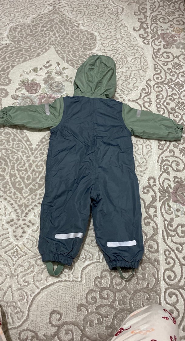 Gri Fermuarlı Bebek Erkek Tulumu - Görsel 5