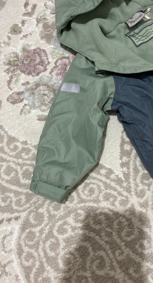 Gri Fermuarlı Bebek Erkek Tulumu - Görsel 4