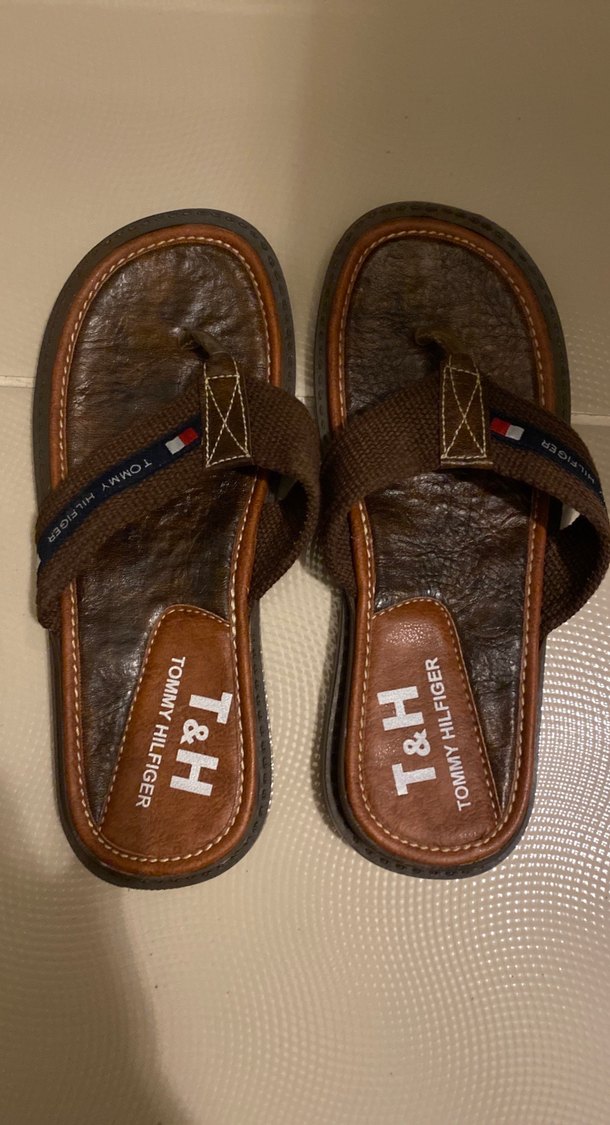 Tommy Hilfiger Erkek Kahverengi Tokalı Sandalet - Görsel 3