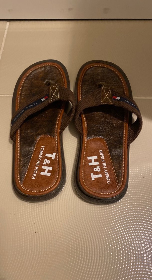 Tommy Hilfiger Erkek Kahverengi Tokalı Sandalet - Görsel 2