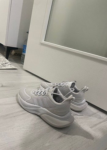 Adidas bounce orjinal az giyilmiş spor ayakkabı - Görsel 5