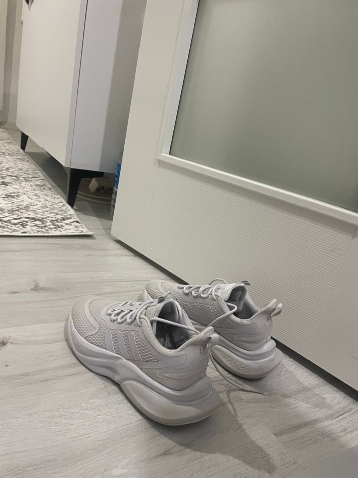 Adidas bounce orjinal az giyilmiş spor ayakkabı - Görsel 4