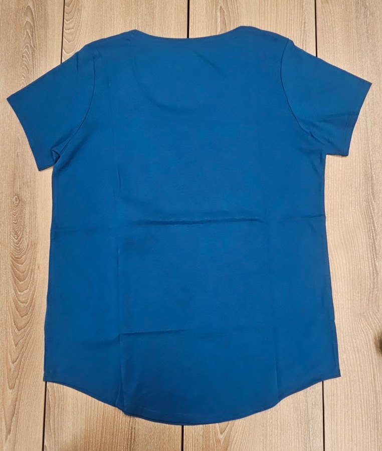 NIKE Tişört Kadın Mavi Kısa Kollu Baskılı Tişört - Görsel 2