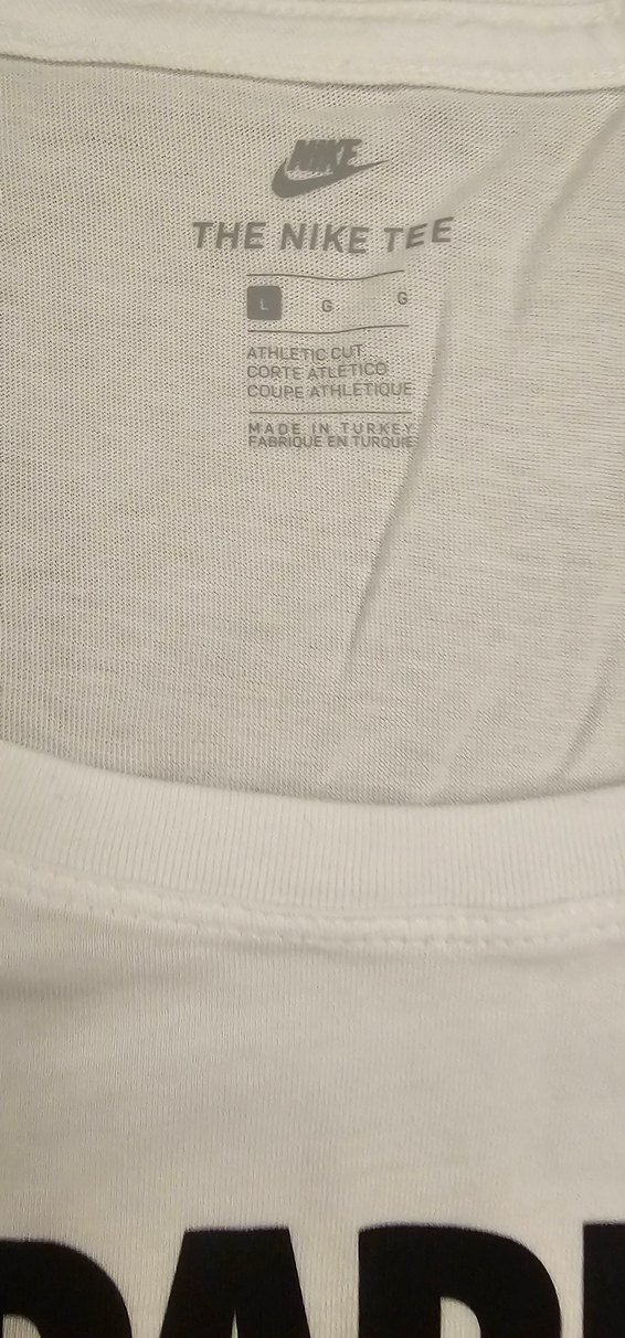NIKE Kadın Tişört Beyaz Pamuklu Kısa Kollu Baskılı Tişört - Görsel 3