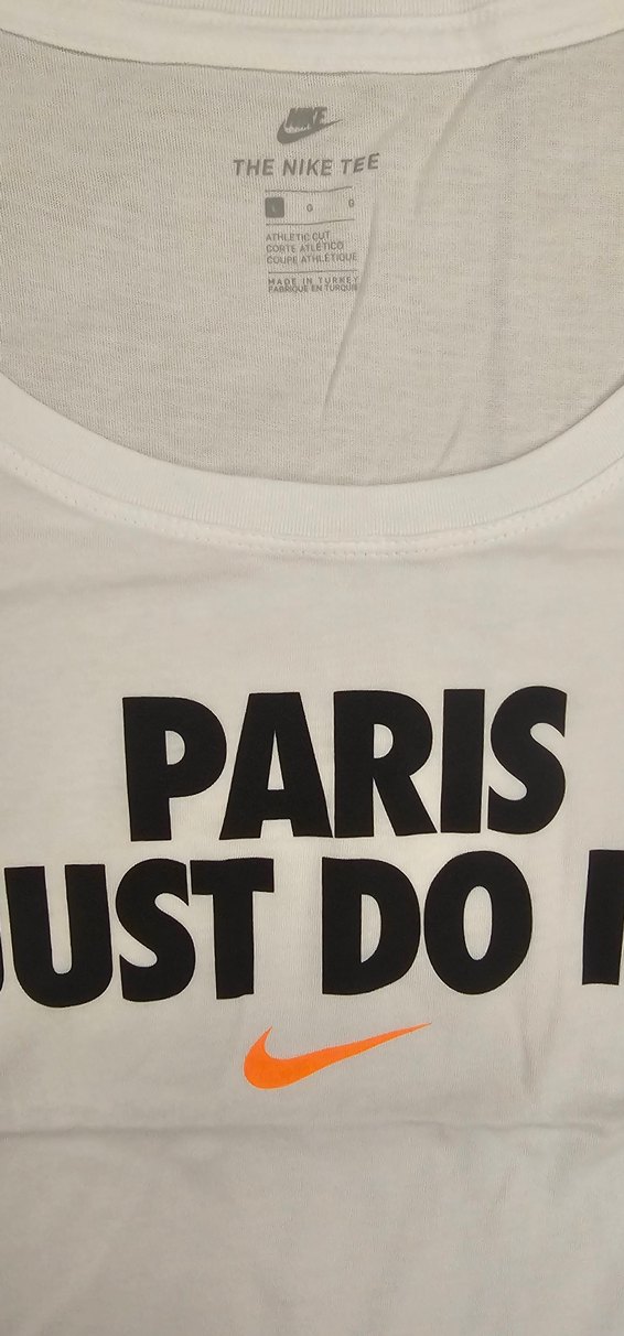 NIKE Kadın Tişört Beyaz Pamuklu Kısa Kollu Baskılı Tişört - Görsel 2