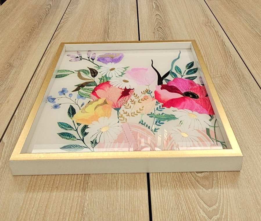 Tepsi English Home Çiçek Desenli Çok Renkli - Görsel 3