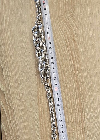 İPEKYOL Gri Zincir Detaylı Kadın Kolye - Görsel 3