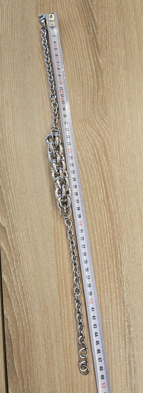 İPEKYOL Gri Zincir Detaylı Kadın Kolye - Görsel 3