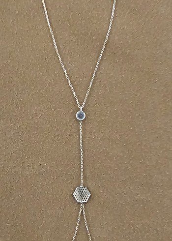 Şahmeran Gümüş / Altın Renk Zincir Detaylı Kadın El Zinciri - Görsel 4