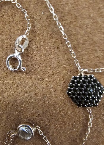 Şahmeran Gümüş / Altın Renk Zincir Detaylı Kadın El Zinciri - Görsel 5