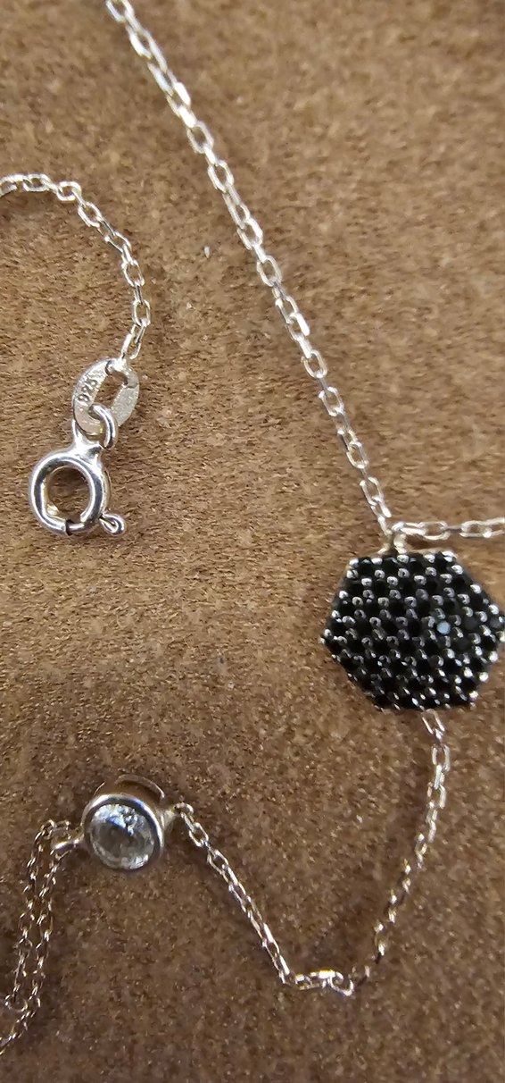 Şahmeran Gümüş / Altın Renk Zincir Detaylı Kadın El Zinciri - Görsel 5