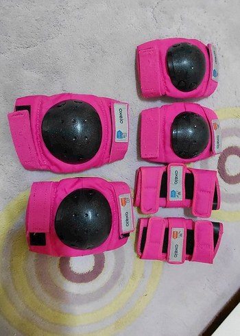 decathlon Çocuk Pateni Pembe Oxelo, kask ve dizlik seti - Görsel 16