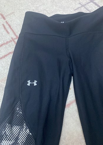 xs Beden Siyah Spor Kadın Tayt, Yırtmaçlı, Orta Boy