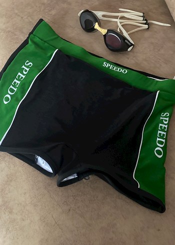 SPEEDO Erkek Siyah-Yeşil Mayo