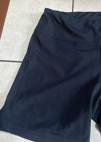 34 Beden siyah Renk Siyah Fit Kesim Hamile Spor Şortu