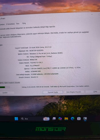 Monster rtx3060 130watt gaming laptop - Görsel 5