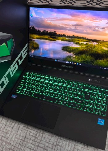 Monster rtx3060 130watt gaming laptop - Görsel 4