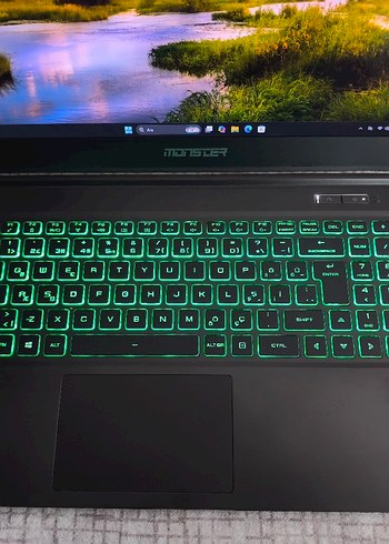 Monster rtx3060 130watt gaming laptop - Görsel 3