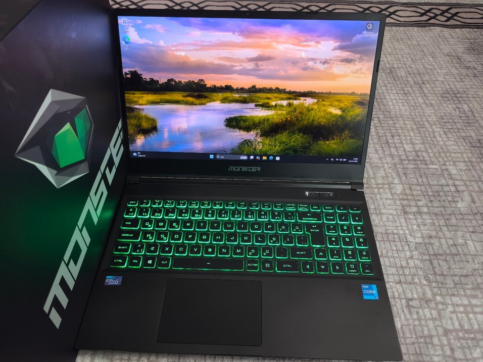 Monster rtx3060 130watt gaming laptop - Görsel 2