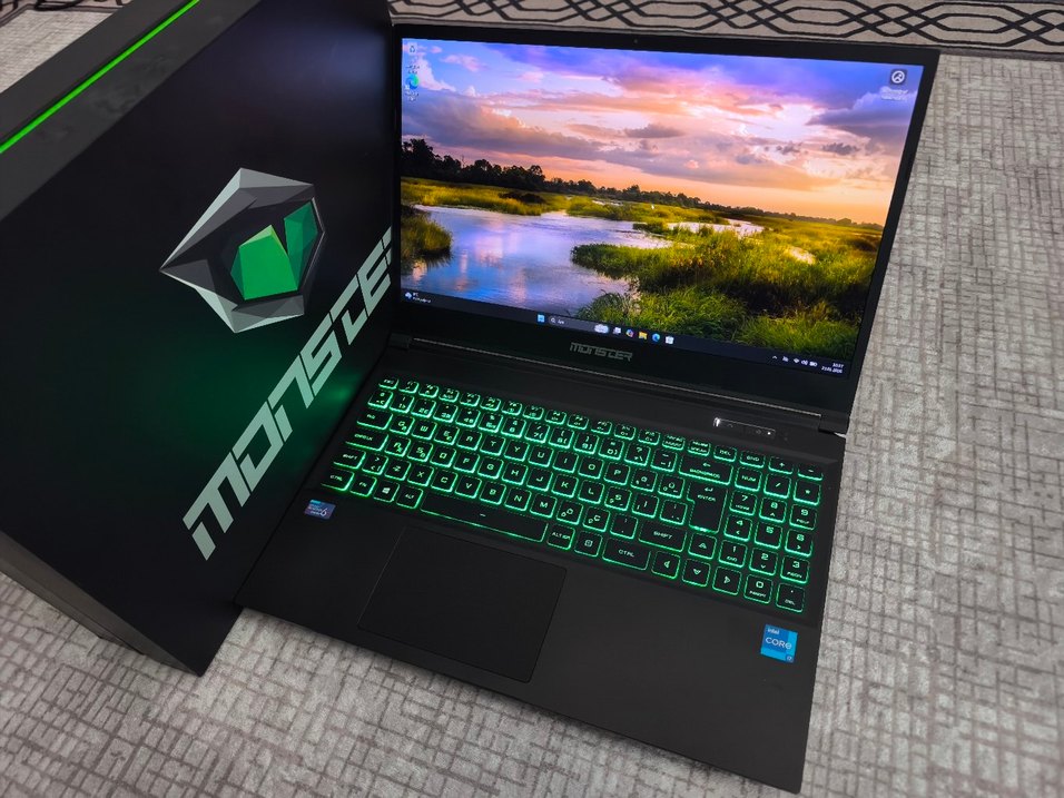 Monster rtx3060 130watt gaming laptop - Görsel 4