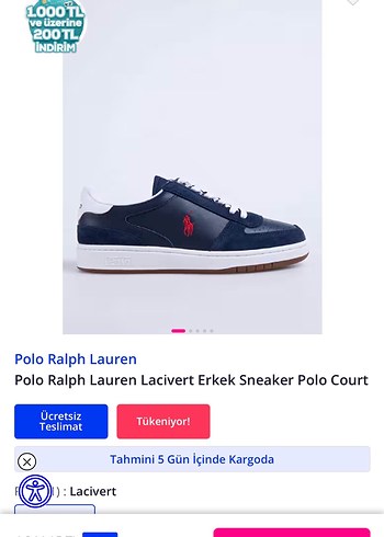 Polo ralph lauren erkek ayakkabı - Görsel 4