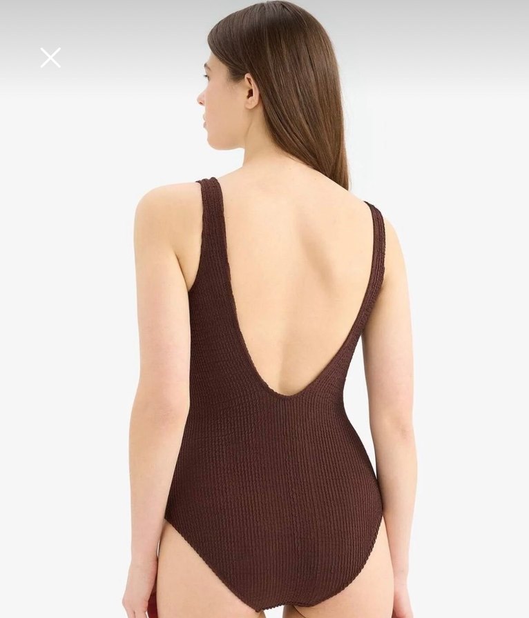 Kahverengi Askılı Kadın Mayo - Görsel 2