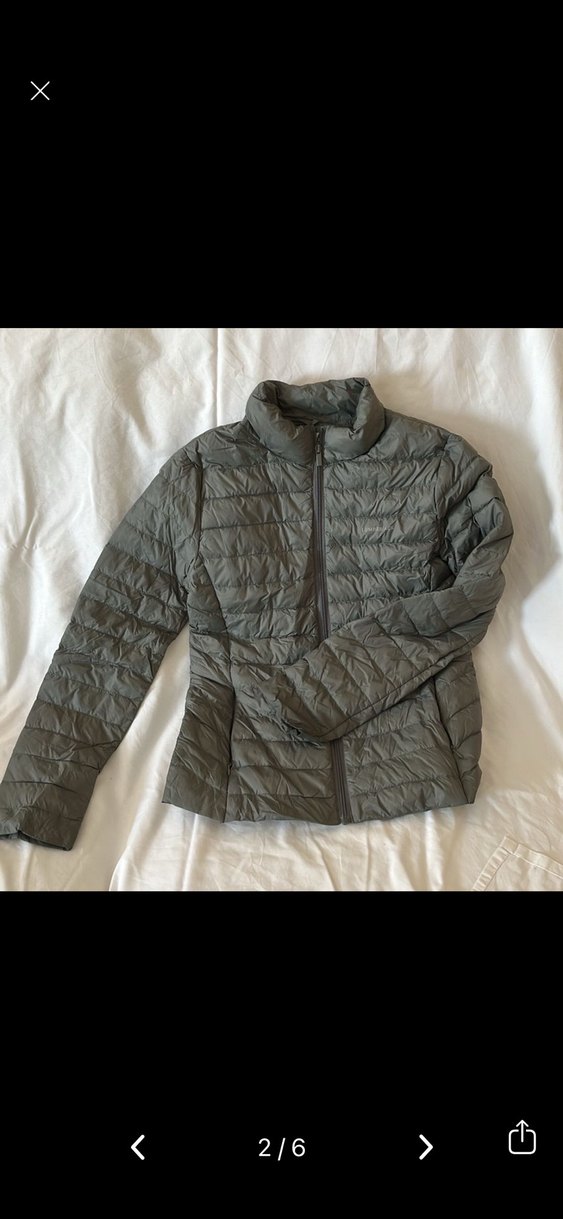 Gri Fermuarlı Kadın Spor Mont - Görsel 2