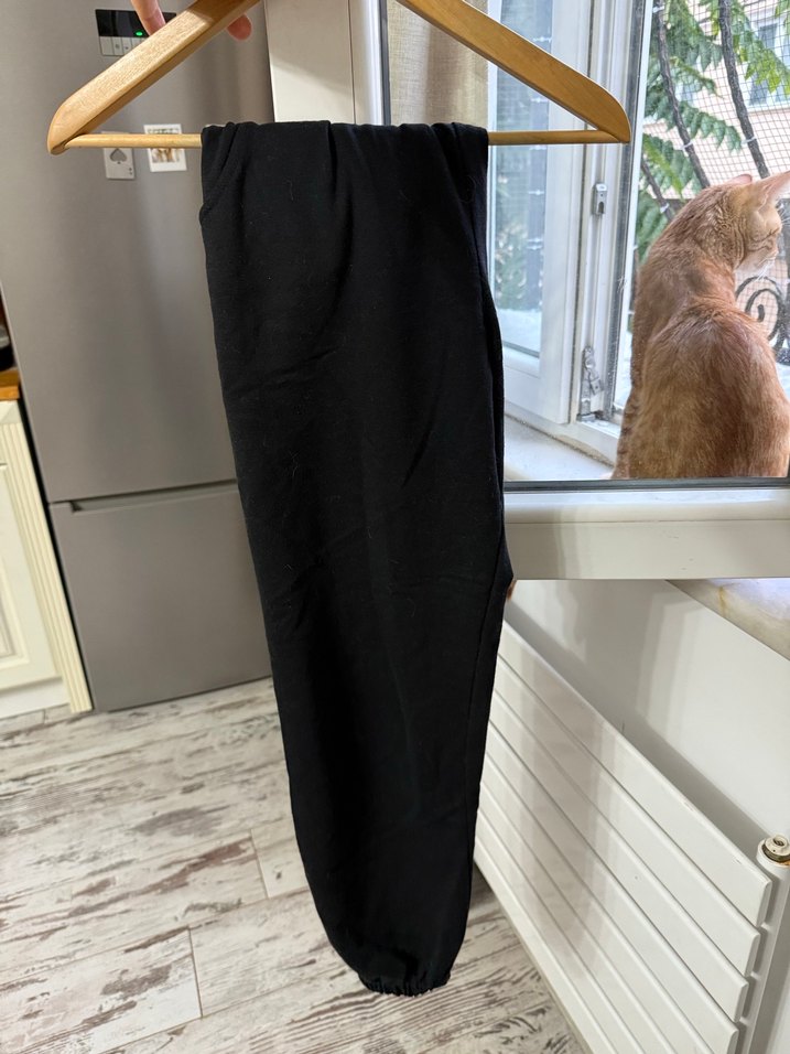 Lacivert Pamuklu Bol Kesim Eşofman - Görsel 4