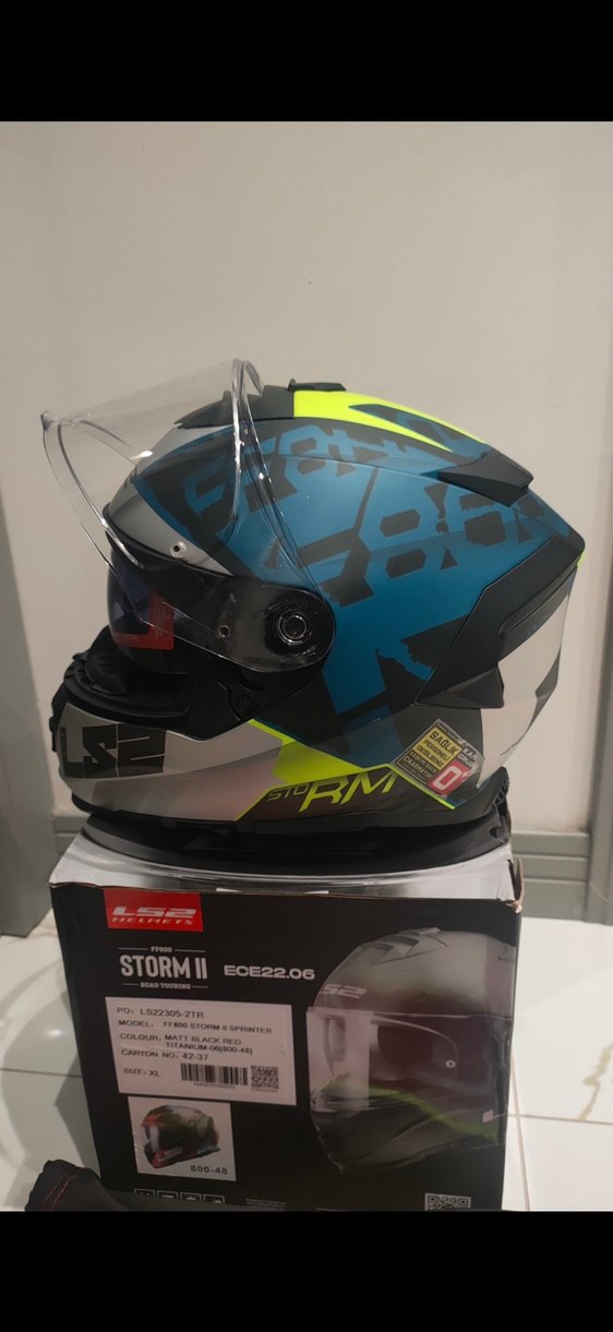 LS2 Storm Sprinter 2 XL(61-62cm) - Görsel 3